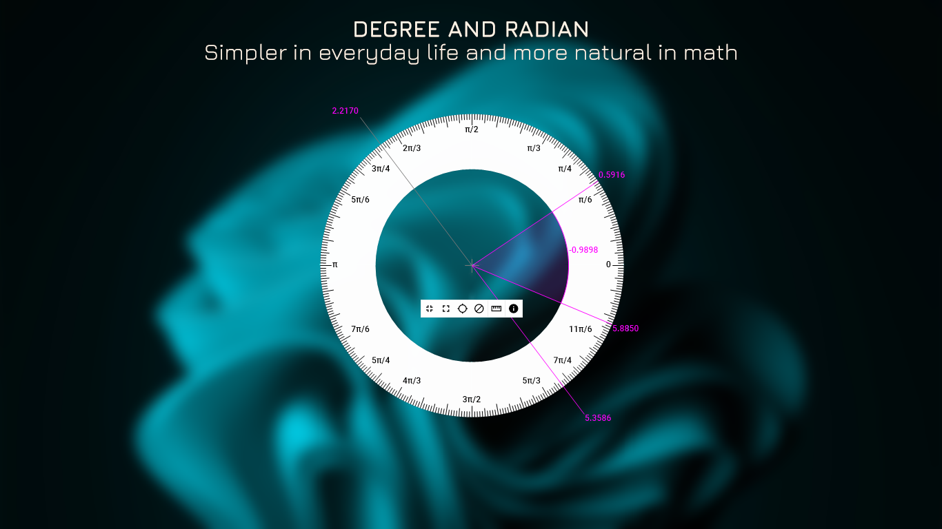 Degree And Radian - Simpler in everyday life and more natural in math
