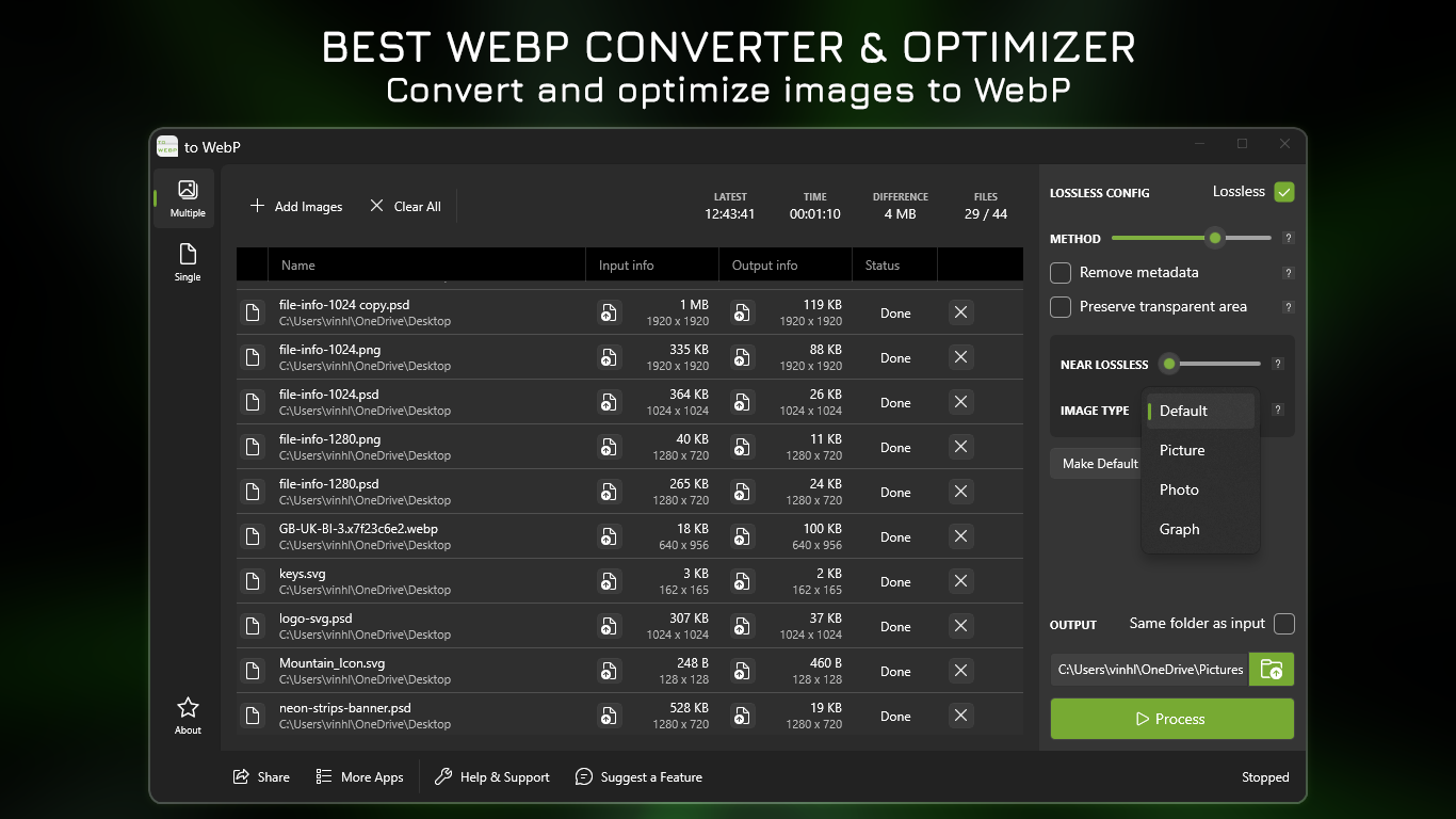 Best WebP Converter & Optimizer - Convert and optimize image to WebP.